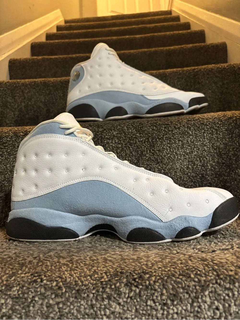 Nike Air Jordan 13 XIII Retro Blue Grey White Ochre Size 12 authentic